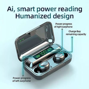 Headset Hansfree M10 plus TWS Bluetooth 5.1 Earphone Sports Wireless powerbank 3500mAh