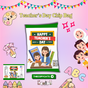 Teachers Day Chip Bags Gift Bag Small and Large Size Teachers gift idea