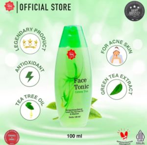 Viva Face Tonic Green Tea 100ml Original BPOM