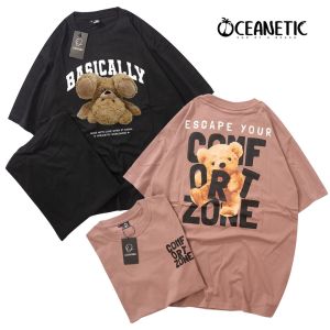 Kaos Oversize Pria Wanita Couple Distro Surfing Jumbo Nasa Bear Beruang
