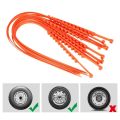 10pcs Rantai Ban Mobil Anti Slip 92cm Rantai Ban Mobil Anti Selip Rantai Ban Mobil Untuk Lumpur. 