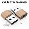 USB2.0 Male to Type C Female Adapters Type C to USB Charger Cable OTG Adapters for Phone Laptops. 