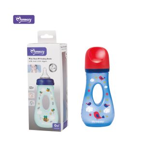 Botol Susu Bayi Donut Wide Neck Nipple MomEasy / Dot Bayi 240ml BPA Free