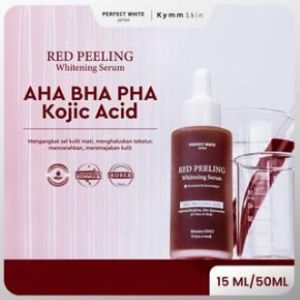 KYMM SKIN Red Peeling Whitening Serum with 10% AHA BHA PHA Kojic Acid 50ml