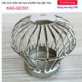 Cầu chắn rác sân thượng KAG-QC301 (ống D90), Cầu chặn rác Inox 304 đế thấp thả ống D90, cầu lưới lọc rác thoát nước mưa thoát nhanh sử dụng tốt. 