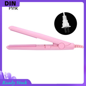 2 in 1 Mini Hair Straightener Ceramic Tourmaline Plate Beauty Flat Iron Heating Curler