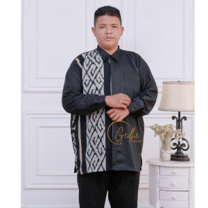 Kemeja Pria Lengan Panjang Jumbo