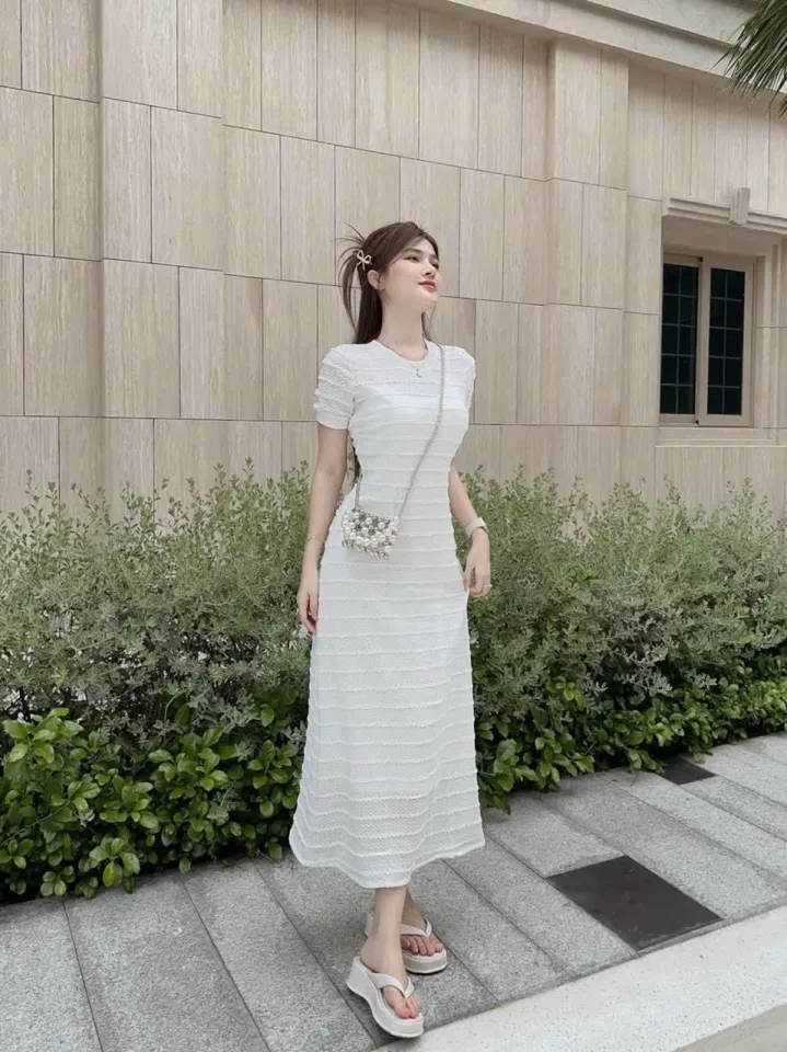 Váy cưới lệch vai đơn giản Elegant Dress - OANH Design