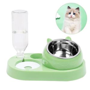 Pet Bowl Automatic Feeder Dog Cat Food Pots With Water Dispenser Pets Supplies Suministros Para Perros