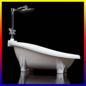 MEIKE001 Dollhouse miniatures อ่างอาบน้ำเฟอร์นิเจอร์ห้องน้ำอุปกรณ์เสริมเด็กหลอกของเล่น