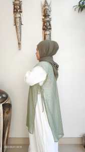 LONG VEST TALI BROKAT PPREMIUM OUTER / ROMPI PANJANG TALI BRUKAT / LONG VEST LACE TALI BROKAT