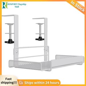 【HFM】 Desk Cable Organizer Heavy Duty Under Table Cable Management Rack Adjustable Thickness Under Desk Cord Organizer for Desk Kitchen