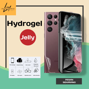Anti gores Hydrogel clear Samsung S22 5G S22 Plus 5G S22 Ultra 5G S23 5G S23 Plus 5G S23 Ultra 5G pelindung layar jelly
