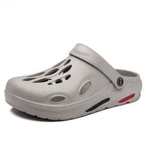 New Summer Casual Flip Flops Mens Shoes Lightweight Wear-resistant Beach Shoes Non-slip Mens Hole Shoes Slippers Mens Sandals