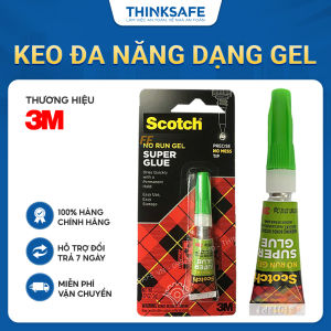 Keo dán đa năng siêu dính 3M AD113 dạng gel trong suốt chịu lực cao dùng cho dán mica gỗ nhựa cao su nỉ giày dép Keo dán giày chính hãng 3M - Thinksafe