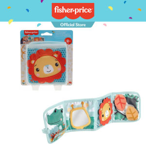 Fisher-Price Newborn Tummy Time Toy with Sensory Details Repositionable Fold & Play Activity Panel for Babies