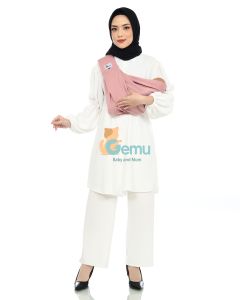 GEMUBABY Gendongan Bayi Samping Instan Geos Busa Gen Two Premium plus Pouch