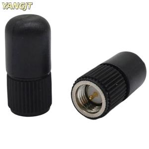 [COD] YANGJT เสาอากาศ WIFI 2.4G แท่งกาวสั้นขนาดเล็กติดบลูทูธเสาอากาศภายนอกโมดูลไร้สายเราเตอร์เสาอากาศ SMA ตัวผู้2400-2500เมตร