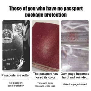 ✈️ Passport Bag/Multi-Function Passport Holder/Business Bag/Ticket Holder/Travel Bag Portable/Durable/Scratch Resistant/Hidden Zipper For Travel/Flight Ticket Organizer【Safe and Convenient】Multi-functional Passport and Ticket Holder