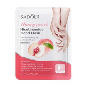 KDFVB หน้ากากมือภาษาอังกฤษเต็มรูปแบบ SADOER หน้ากากมือผลัดเซลล์ผิวด้วยเชอร์รี่และไนอะซินาไมด์ Handle การค้าข้ามพรมแดนเพื่อการบำรุงผิวและฟื้นฟูผิว 56