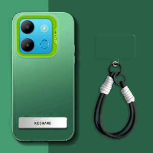 เคสสำหรับศัพท์ Infinix Note 30 5G และ Infinix Note 30 Pro 4G เคสแข็ง TPU ป้องกันการกระแทก ดีไซน์ใหม่สวยงามพร้อมที่วางและเชือกคล้องสำหรับผู้หญิง CYSTCBZJ01