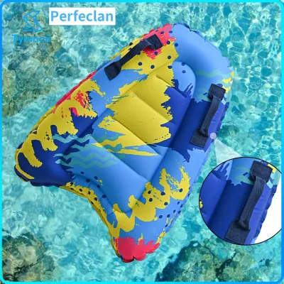 Adults Kids Inflatable Surfboard with Handles PVC Surfing Body Board Party