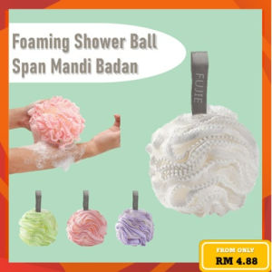 Ready Stock Cute Lace Soft Sponge Bath Ball Shower Rub Bath Shower Wash Body Pot Sponge Scrubber Durable Healthy Massage