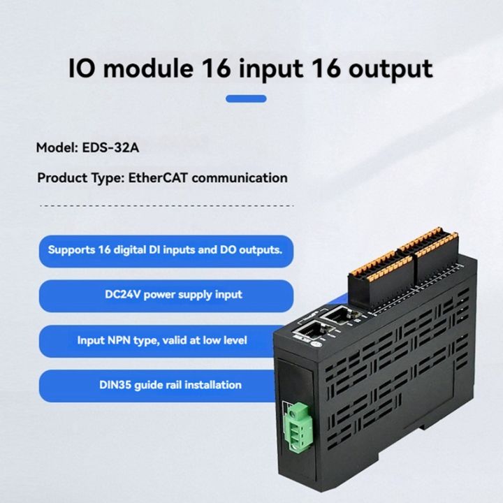 Ethernet Remote IO Data Acquisition Module, Eenvoudig Te Bedienen 1 Port Ethernet Switch IO Acquisition Module voor Kweektemperatuur (4-20mA
