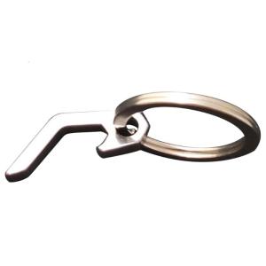 Chai bia không gỉ móc chìa khóa kèm mở nắp chai mở chai nhỏ vui Túi Keyring túi mở chai bia dễ thương Mặt dây chuyền