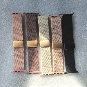 Braided Strap For Apple Watch Bands 40mm 45mm 41mm 44mm 42/46mm 49mm magnetic Bracelet iWatch series se 7 5 6 8 9 10 11 Ultra3 2