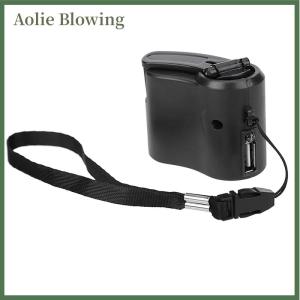 Aolie Emergency Outdoor Hand Crank Power Dynamo Emergency Charger 5.5V Travel Charger Outdoor Survival Accessories