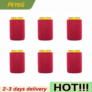 PkYeG 6Pcs Beer Can Cooler Sleeves Soft Insulated Reusable Holder Water Soda Bottle