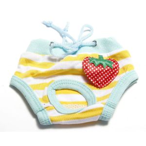REEBO Elastic Multicolor Physiological Puppy Shorts Cotton Dog Sanitary Pants Pet Diaper Pants Dog Clothes Pet Supplies