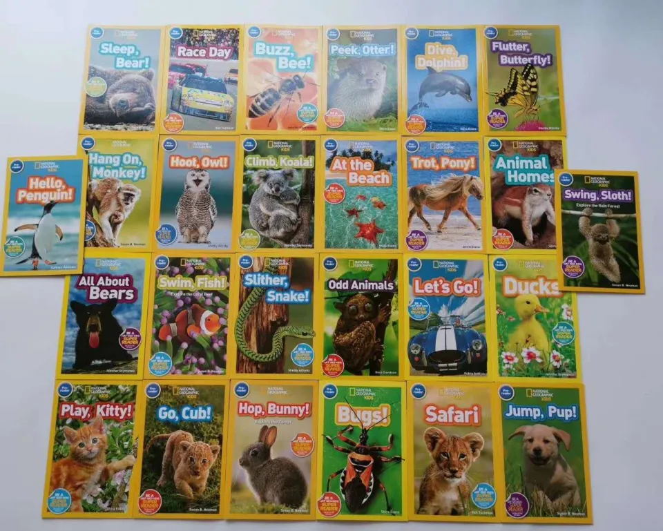 SG Stock] National Geographic Kids Pre reader/1/2/3 Point Readable