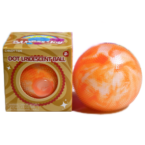 Squishy Toy Dot Iridescent Ball 6cm Squeeze It Fidget Ball Toy Colorful Excellent Stress Reliever
