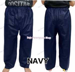 Celana Jas Hujan Karet Tebal Bahan Mirip ASV OMG Waterproof Sistem Jahit dan Seal Raincoat Pants PVC