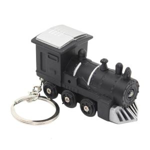 Train móc chìa khóa đèn LED móc khóa đào tạo Mặt dây chuyền keyholders xe vòng chìa khóa ba lô đồ trang trí treo cho trang trí túi