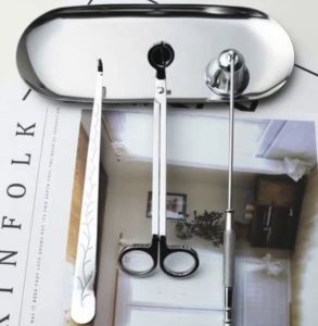 Bộ Dụng Cụ Chăm Sóc Nến Bằng Kim Loại