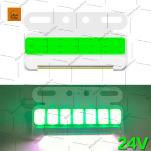 ไฟราวข้าง 1ชิ้น 24V LED ไฟข้างรถพร้อมไฟส่องพื้น ไฟวิ่ง ไฟสัญญาณรถบรรทุก รถพ่วง และทั่วไป (Taylor)