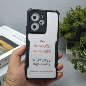 Case Fusion Realme 14 5G / Realme 14T 5G Case Fusion Shockpoof Cover transparan - FORMASI ACC