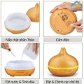 Máy xông tinh dầu khuếch tán sóng bằng siêu âm không tỏa nhiệt Tặng Tinh dầu thơm phòng khử mùi cỡ Lớn 500-2.000ml cho phòng &gt;20m2 thêm chức năng phun sương tạo ẩm hình Giọt nước và hình khác. 
