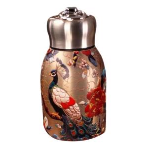 Vacuum Seal Stainless Steel Water Bottle Retro Style Vacuum Insulated Flasks 6hr Hot 12hr Cold Retention Easy Carry