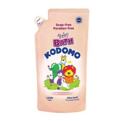 Kodomo Baby Bath Mild & Natural Refill 650ML