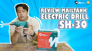 MailTank SH30 Mesin Bor Tangan 10mm Putaran Bisa Bolak Balik Bisa Buat Bor Tembok Kayu Besi Ringan