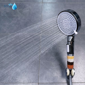 Bộ sen tắm cao cấp Rina TS03 phun mưa 5 chế độ nước đầu sen to 12cm Bộ bát vòi hoa sen tắm cao cấp