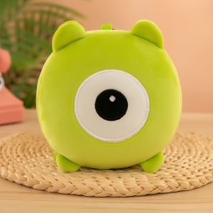 Portable Travel Pillow with Eyes Sleep Mask Cute Pattern Birthday Gift Rest Cartoon Plush Toy
