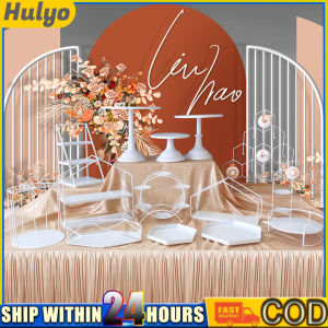 【In Stock+Free Gift】 8 white multi-layer cake stands Dessert stands buffet set Snack tray decoration suitable for home/restaurant/party/wedding etc.