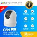 EZVIZ C6N SERIES 3MP / G1 3K / G1 4K Wi-Fi Smart CCTV Camera 360° Pan and Tilt smart Indoor Camera connect to cellphone. 