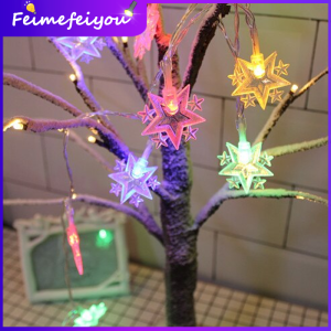 lampu Raya decoration 2024 Ramadan decorations led strip light fairy lights lampu kelip kelip klip kelap warna warni lampu hiasan ruang tamu star lantern lamp 10M 5M 1M AA battery operated