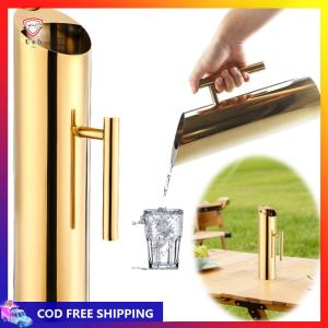 1.5/2L Modern Drinks Pitcher with Handle Stainless Steel Cocktail Pot Red Wine Divider Container for Home Restaurant Bar